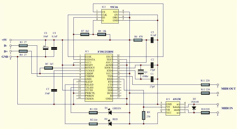 Схема мышки компьютерной usb