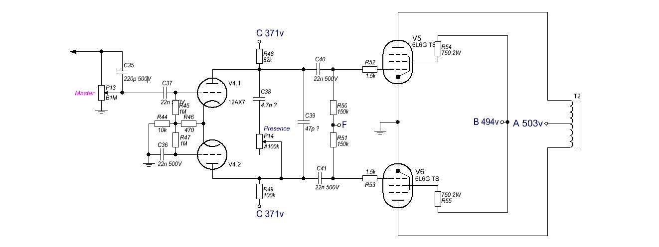 Quad 22 preamp схема