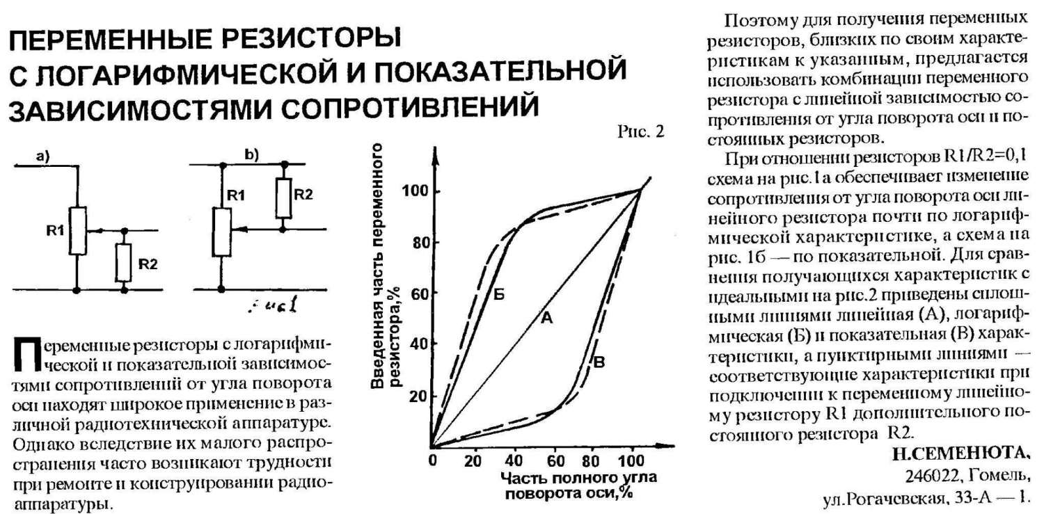 Сколько переменных резисторов содержится в схеме моста переменного тока