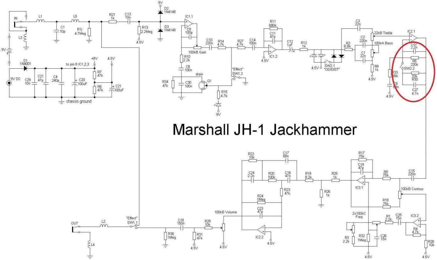 Marshall guv nor plus gv 2 схема