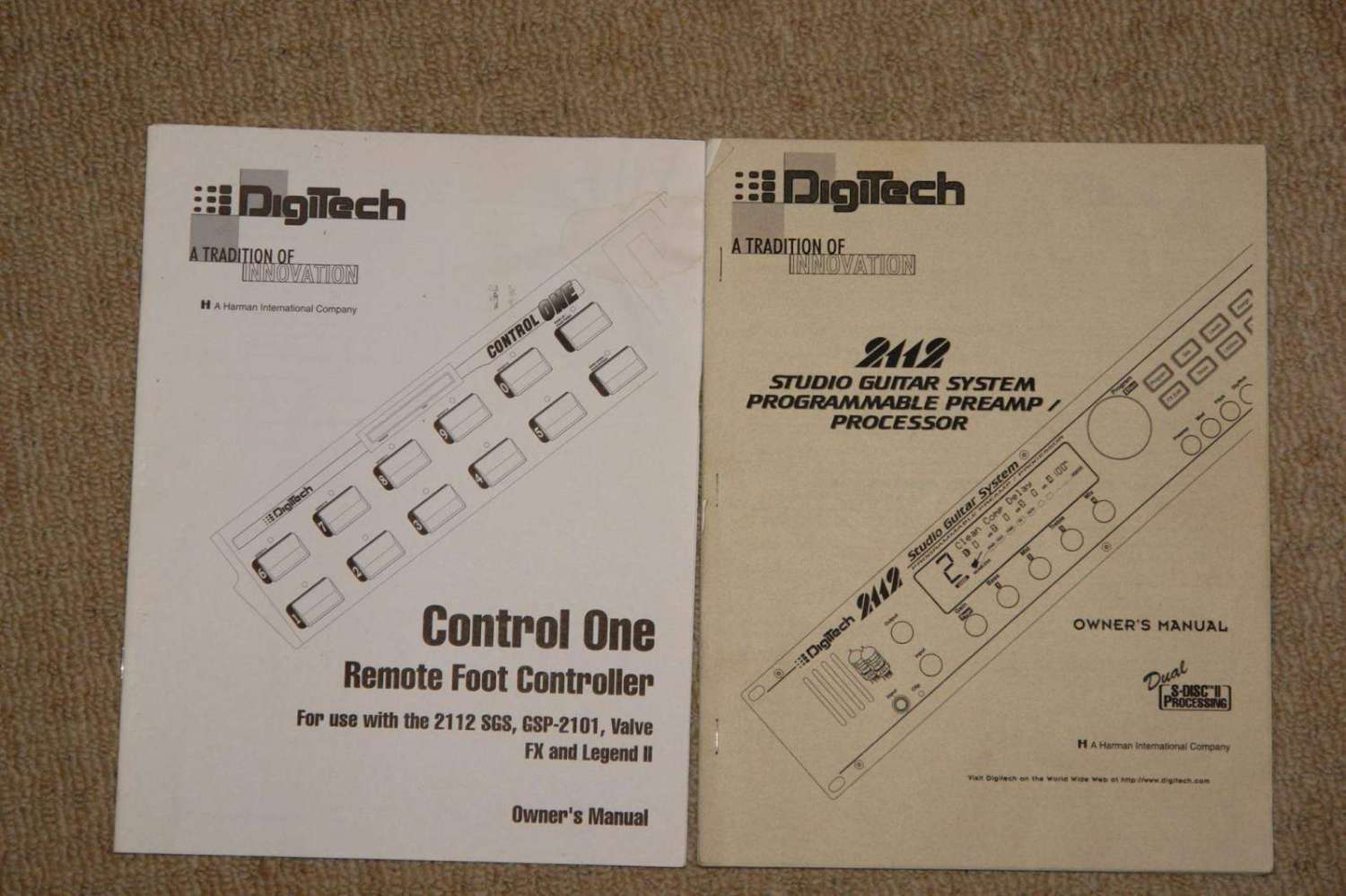 Рековый ламповый преамп Digitech 2112+футсвитч Control ONE