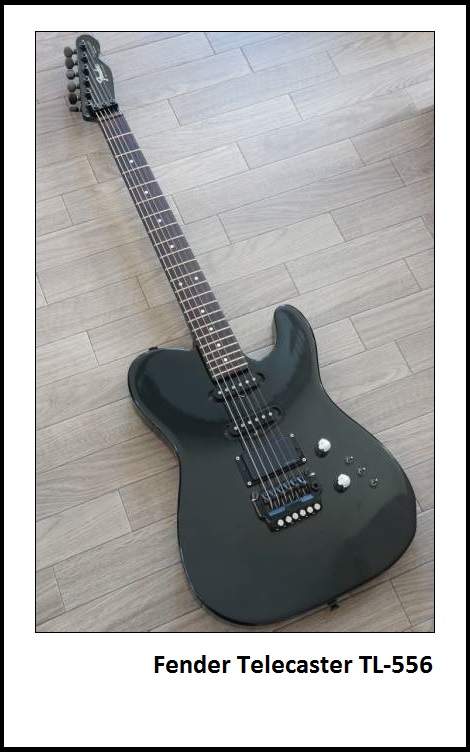 Fender Telecaster TL-556, Contemporary Black, MIJ 1984
