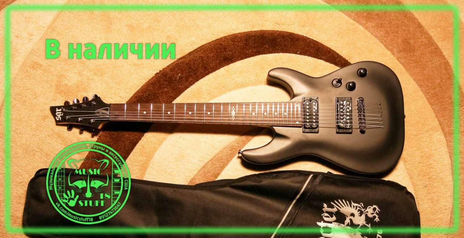 Электрогитара SCHECTER SGR C-7 с чехлом. Абсолютно новая! 12 800 р.
