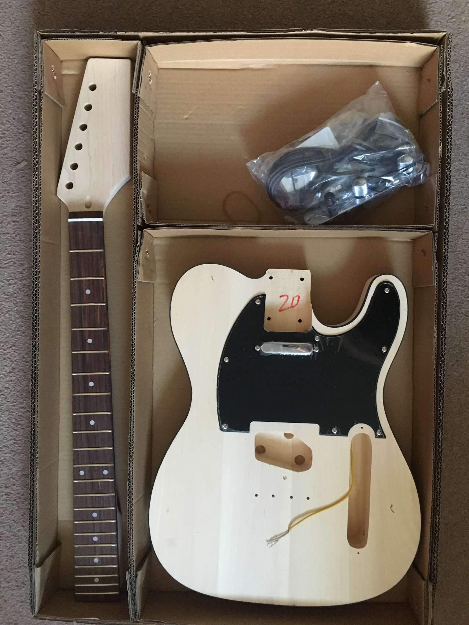 Travel Guitar from Telecaster Kit 2160700-0