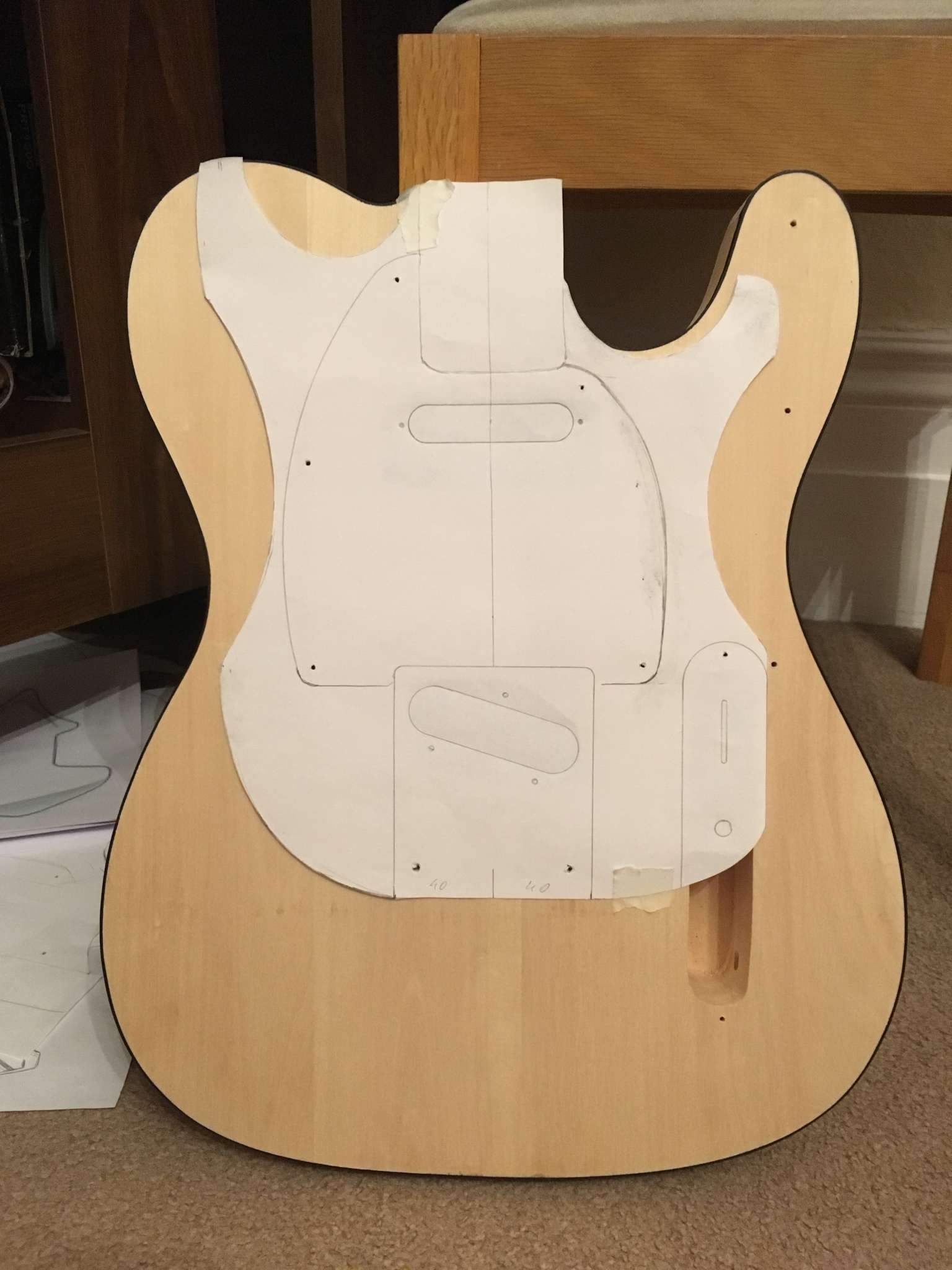 Travel Guitar from Telecaster Kit 2160729-6