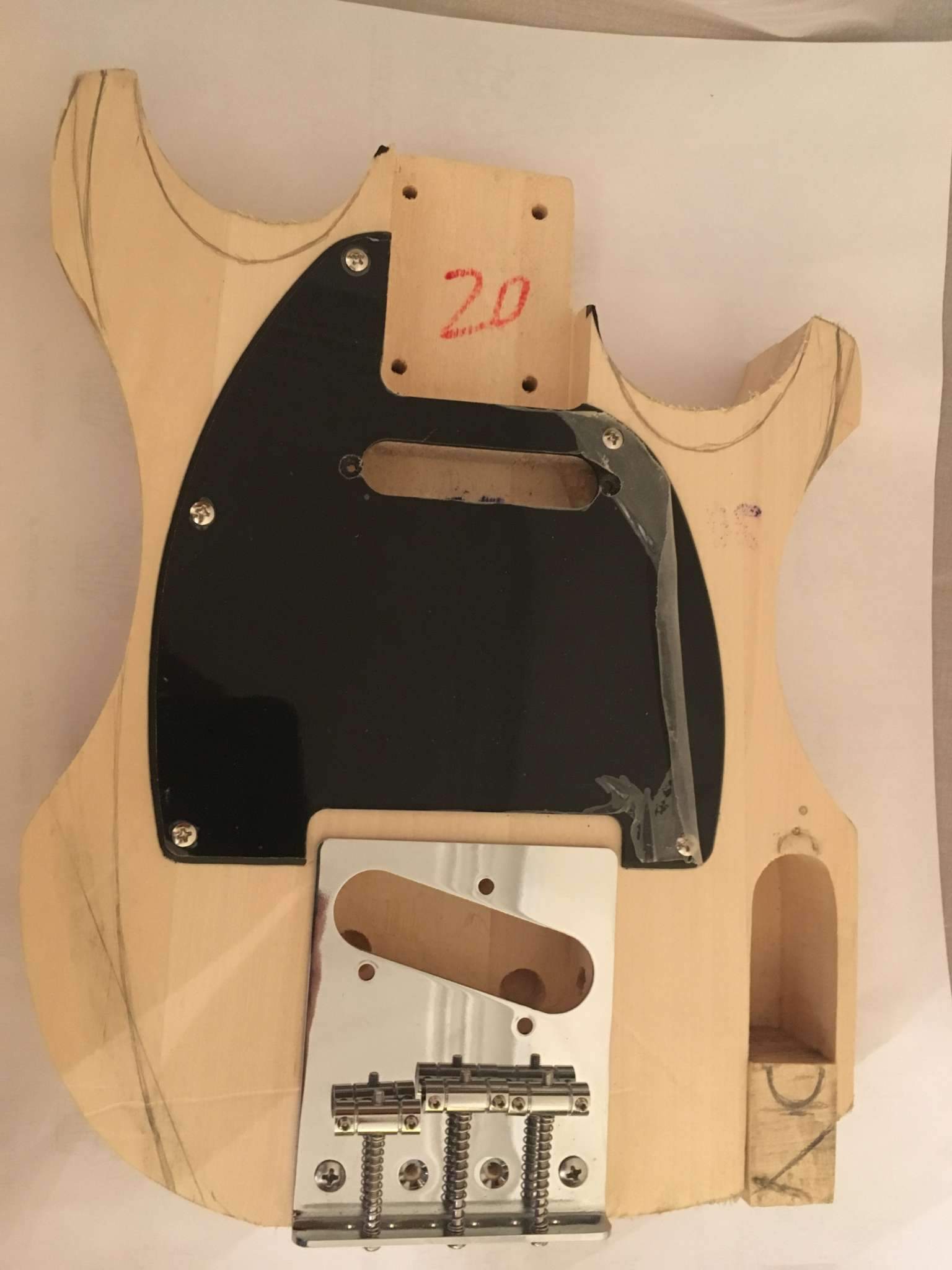 Travel Guitar from Telecaster Kit 2160733-8