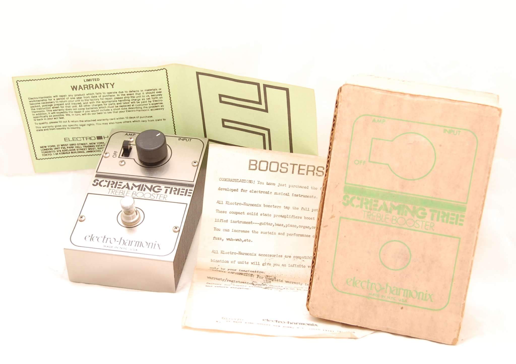 Винтажная педаль 1970х Electro Harmonix Screaming Tree 2228715-1