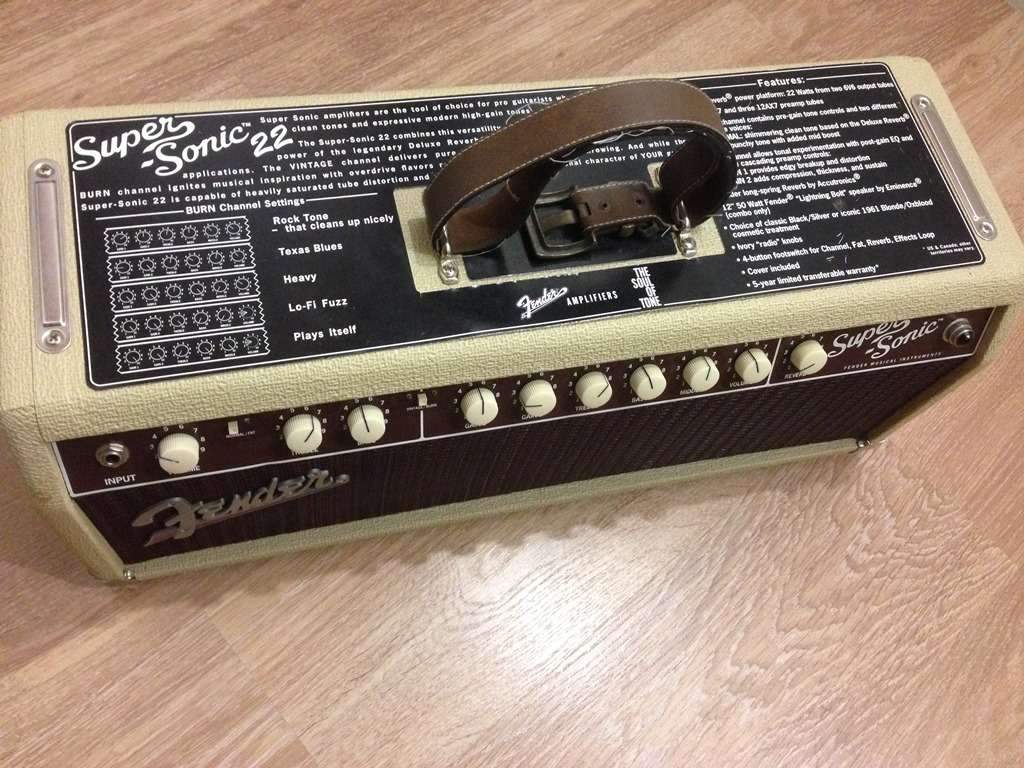 ПРОДАНО! Ламповый усилитель Fender Super Sonic 22 Head USA 40000 руб 2282293-0