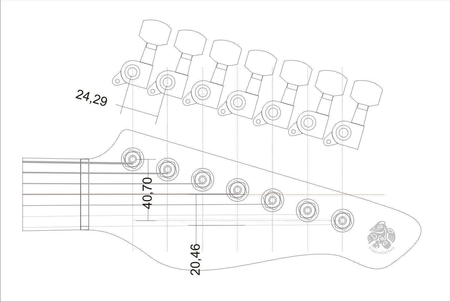 Размеры электрогитары. Чертежи акустической гитары Gibson j200. Чертёж Fender Telecaster гриф. Головка грифа бас гитары чертеж. Fender Stratocaster головка грифа.