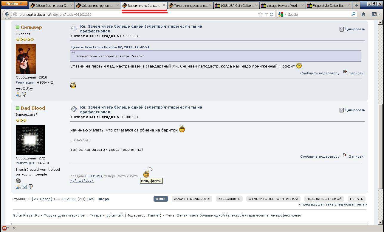 Зачем иметь больше одной (электро)гитары если ты не профессионал 863674-1