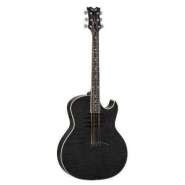 Dean Mako Dave Mustaine Acoustic Electric Guitar Transparent Black.jpg