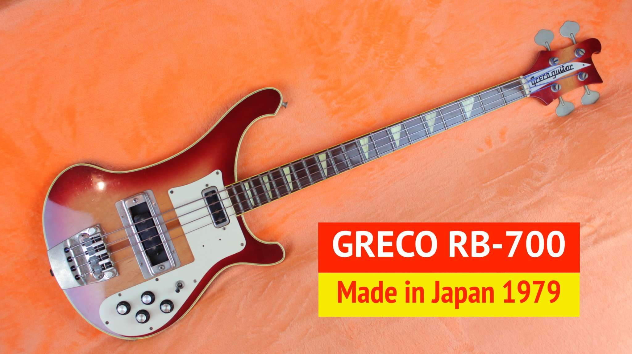 Greco RB-700 Rickenbacker Fireglo Type Made in Japan 1979 - commerce ...