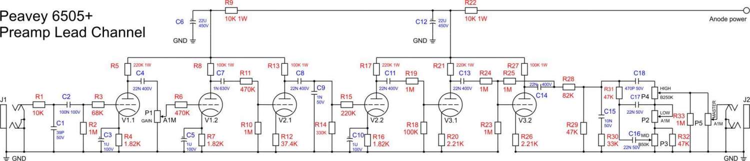 Преамп на базе Peavey 6505+ - стр. 3 - equipment.craft - Форумы для ...
