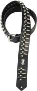 Levy's Boot Leather Guitar Strap With Metal Bullets.jpg
